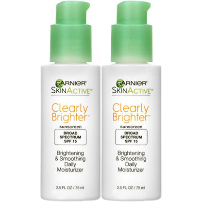 Garnier SkinActive Clearly Brighter SPF 15 Face Moisturizer - 2.5 oz (2 pack)