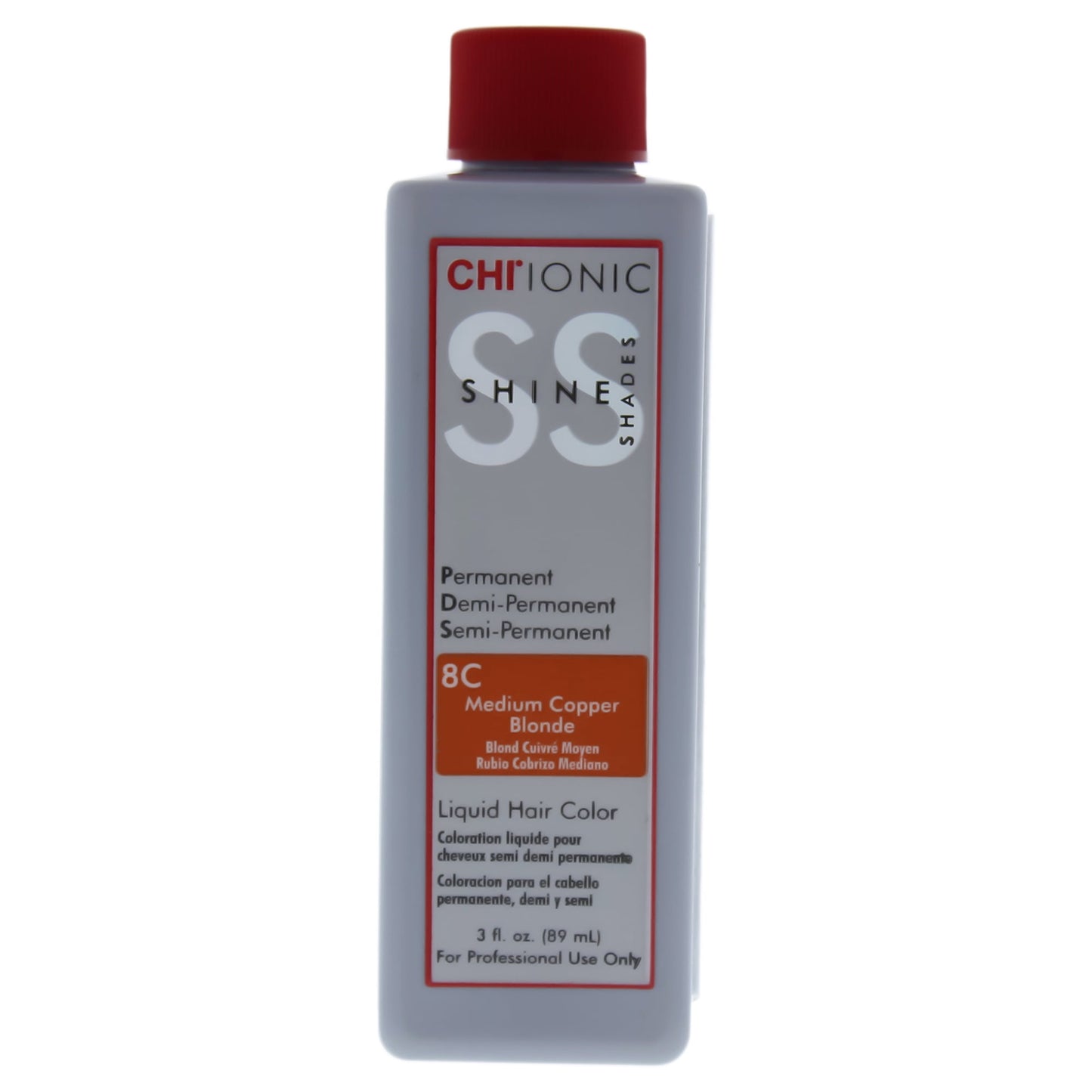 CHI Ionic Shine Shades Liquid Hair Color - 3.0 oz - 8C Medium Copper Blonde