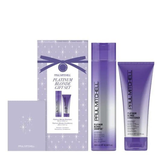 Paul Mitchell Platinum Blonde Gift Set - Purple Shampoo and Conditioner