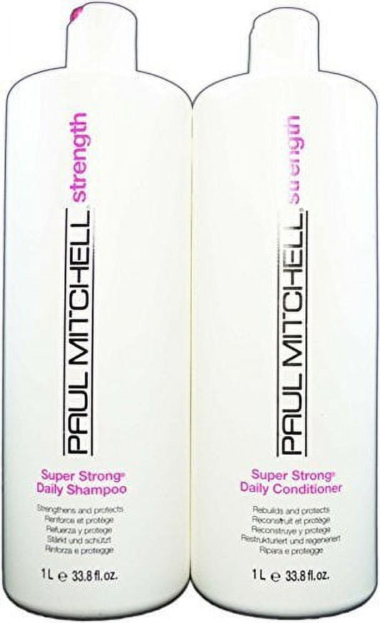 Paul Mitchell Super Strong Daily Shampoo and Conditioner Set - 33.8 oz