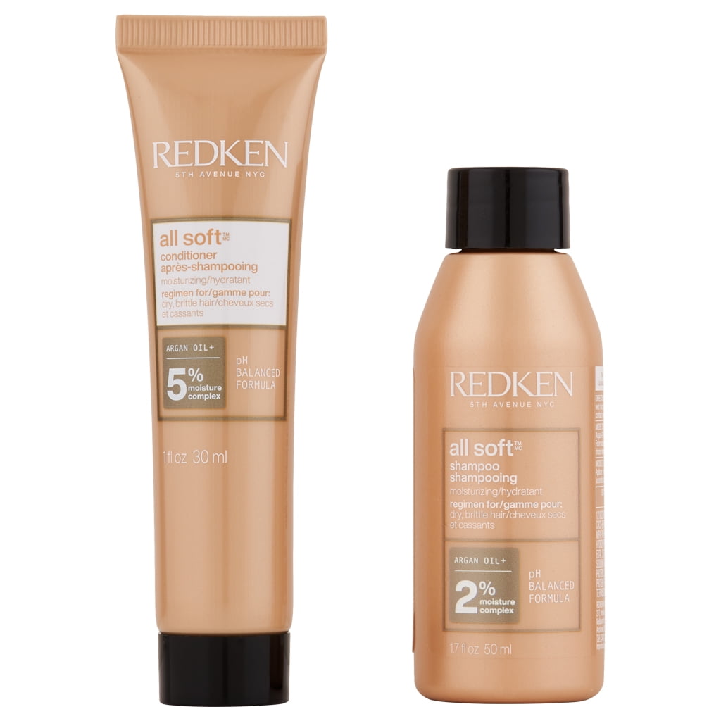 Redken All Soft Shampoo and Conditioner - 1.7 oz / 1.0 oz