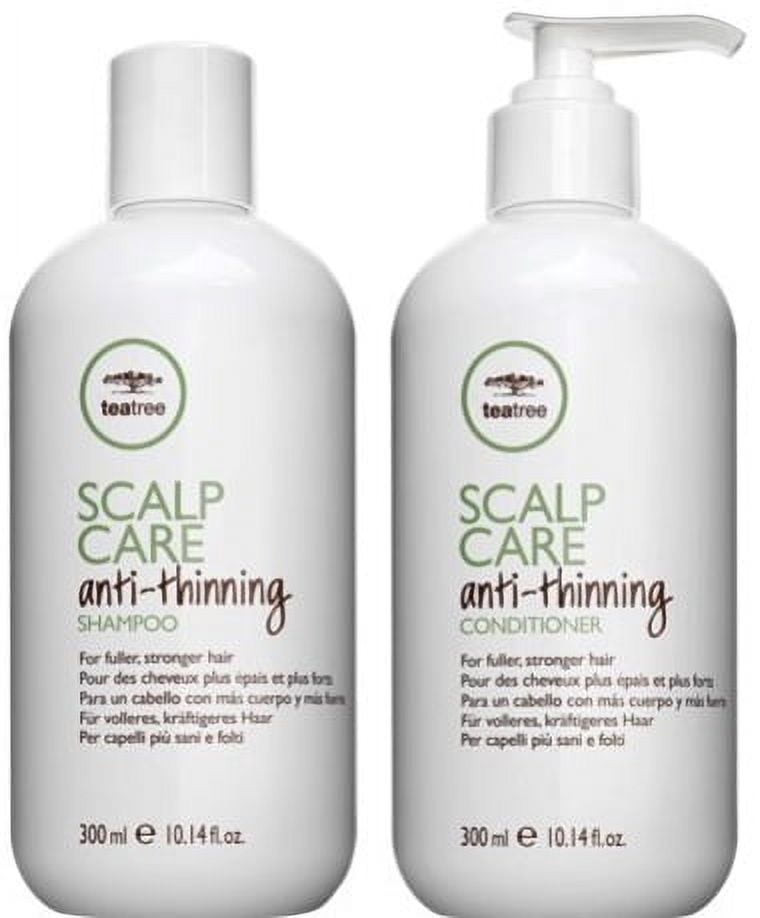 Paul Mitchell Tea Tree Scalp Care Anti-Thinning Shampoo and Conditioner Set - 10.14 oz each