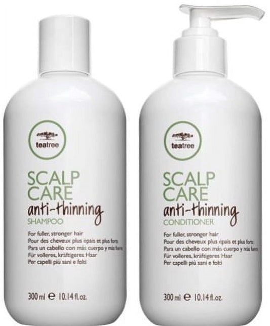 Paul Mitchell Tea Tree Scalp Care Anti-Thinning Shampoo and Conditioner Set - 10.14 oz each