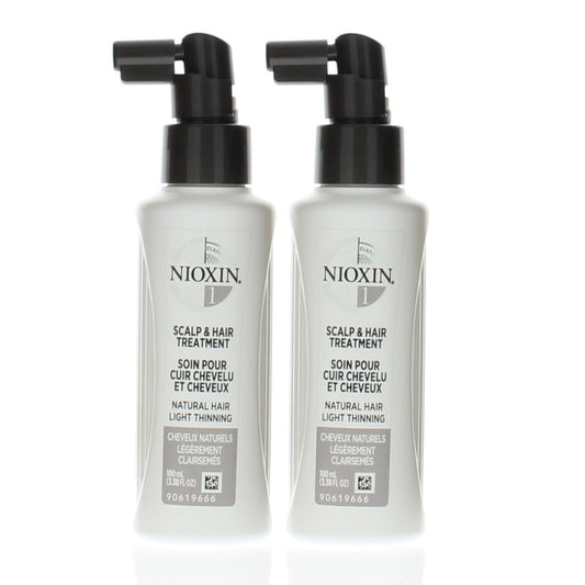 Nioxin System 1 Scalp & Hair Treatment - 3.38oz (Pack of 2)