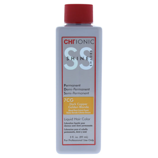 CHI Ionic Shine Shades Liquid Hair Color - 3.0 oz - 7CG Dark Copper Golden Blonde
