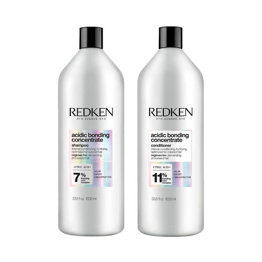 Redken Acidic Bonding Concentrate Shampoo and Conditioner Set - 33.8 oz each