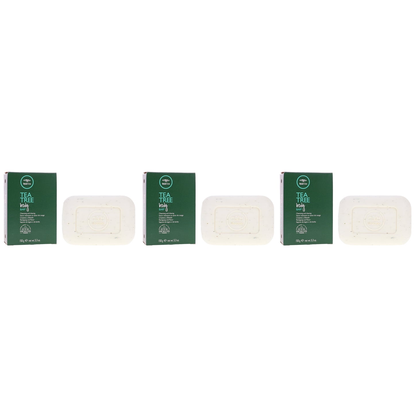 Paul Mitchell Tea Tree Body Bar - 5.3 oz (3 Pack)