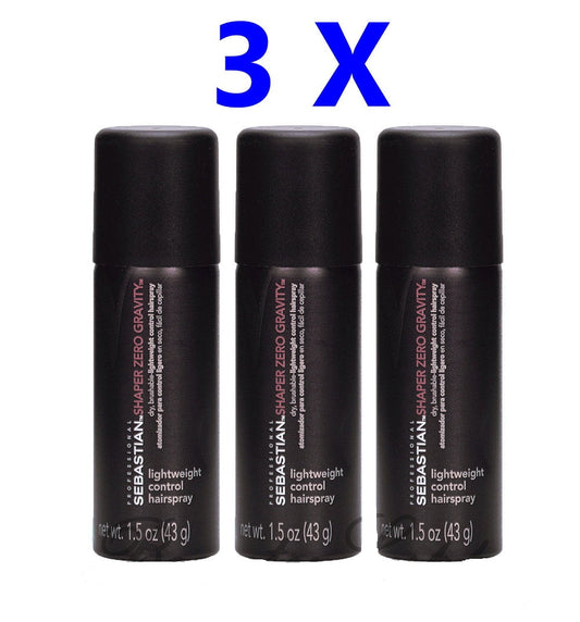 Sebastian Shaper Zero Gravity Hairspray 1.5 oz (3 pack)