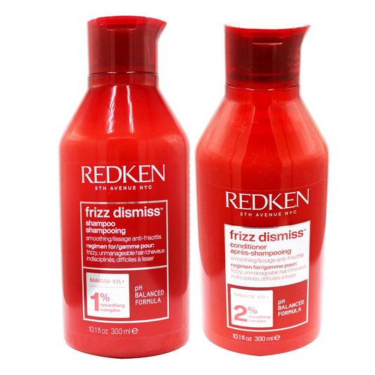 Redken Frizz Dismiss Shampoo and Conditioner Set - 10.1 oz each