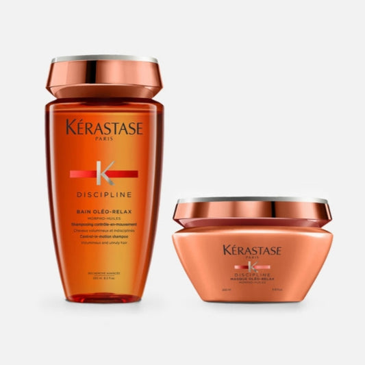 Kerastase hair care products on a white background