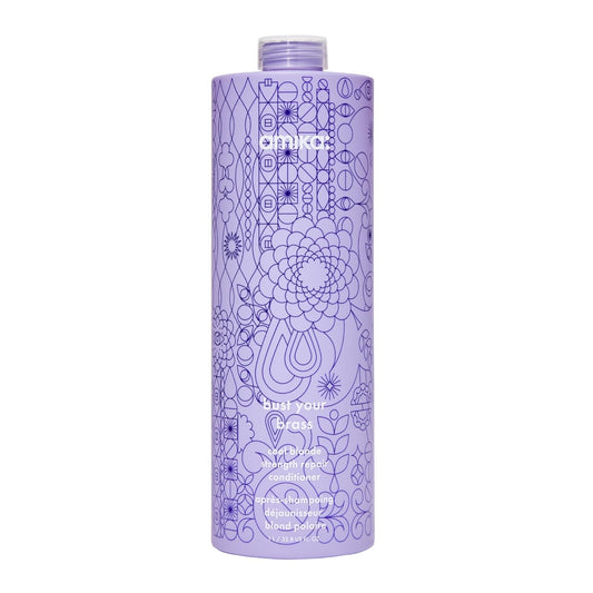 Amika Bust Your Brass Cool Blonde Strength Repair Conditioner - 33.8 oz