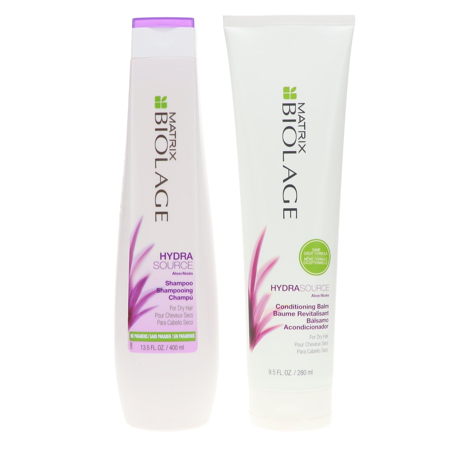 Matrix Biolage Hydrasource Shampoo and Conditioning Balm Set - 13.5 oz / 9.5 oz