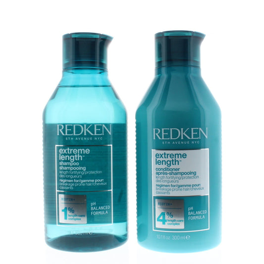 Redken Extreme Length Shampoo 1% and Conditioner 4% Length Care Complex - 10.1oz