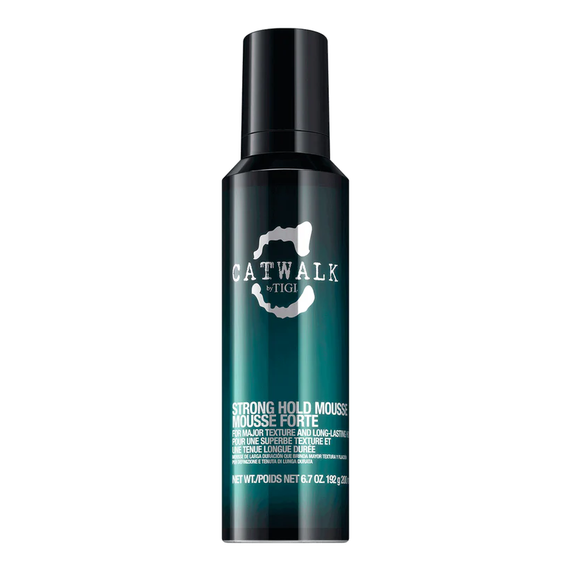 Tigi Catwalk Strong Hold Mousse 6.7 Oz, For Major Texture And Long-Lasting Hold