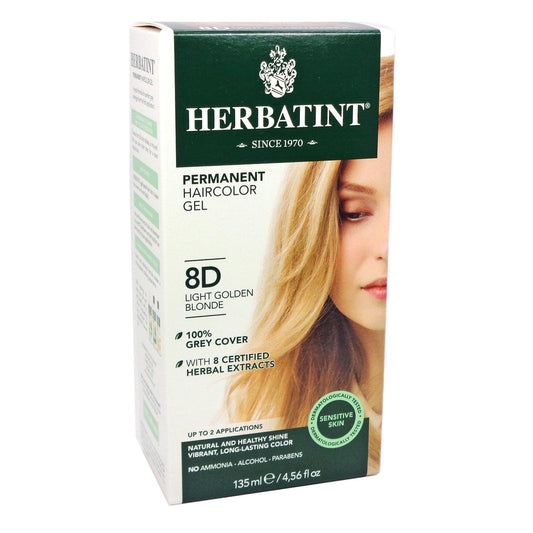 Herbatint Permanent Haircolor Gel - 4.56 oz - 8D Light Golden Blonde