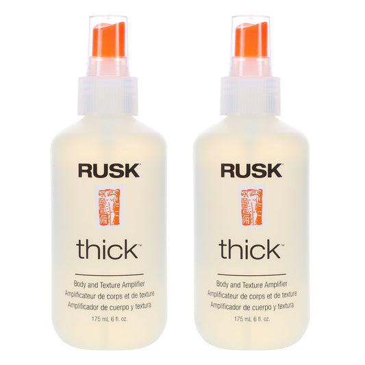 Rusk Thick Body and Texture Amplifier Hairspray - 6.0 oz (2 pack)