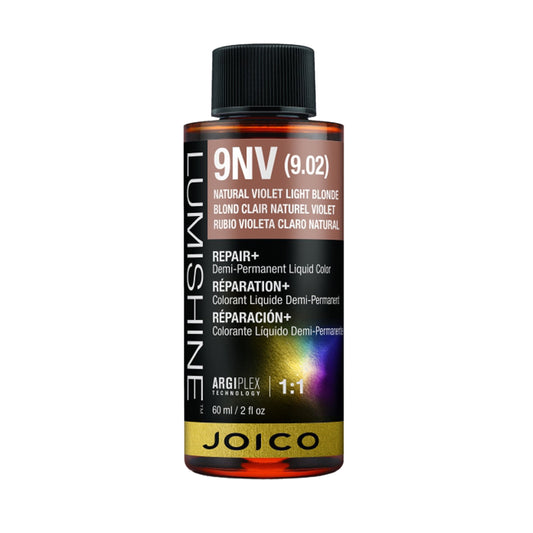 Joico Lumishine Demi Permanent Liquid Hair Color - 2.0 oz - 9NV Natural Violet Light Blonde
