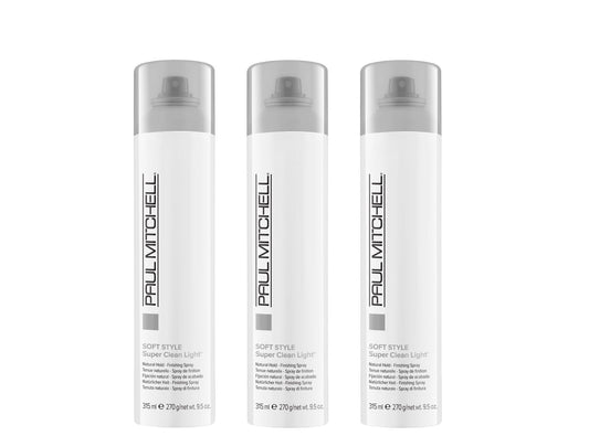 Paul Mitchell Soft Style Super Clean Light Finishing Spray - 9.5oz (Pack of 3)