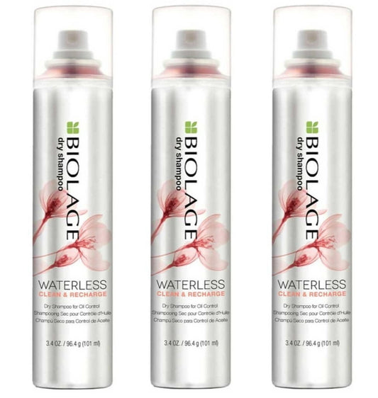 Matrix Biolage Waterless Clean & Recharge Dry Shampoo - 3.4 oz (3 Pack)