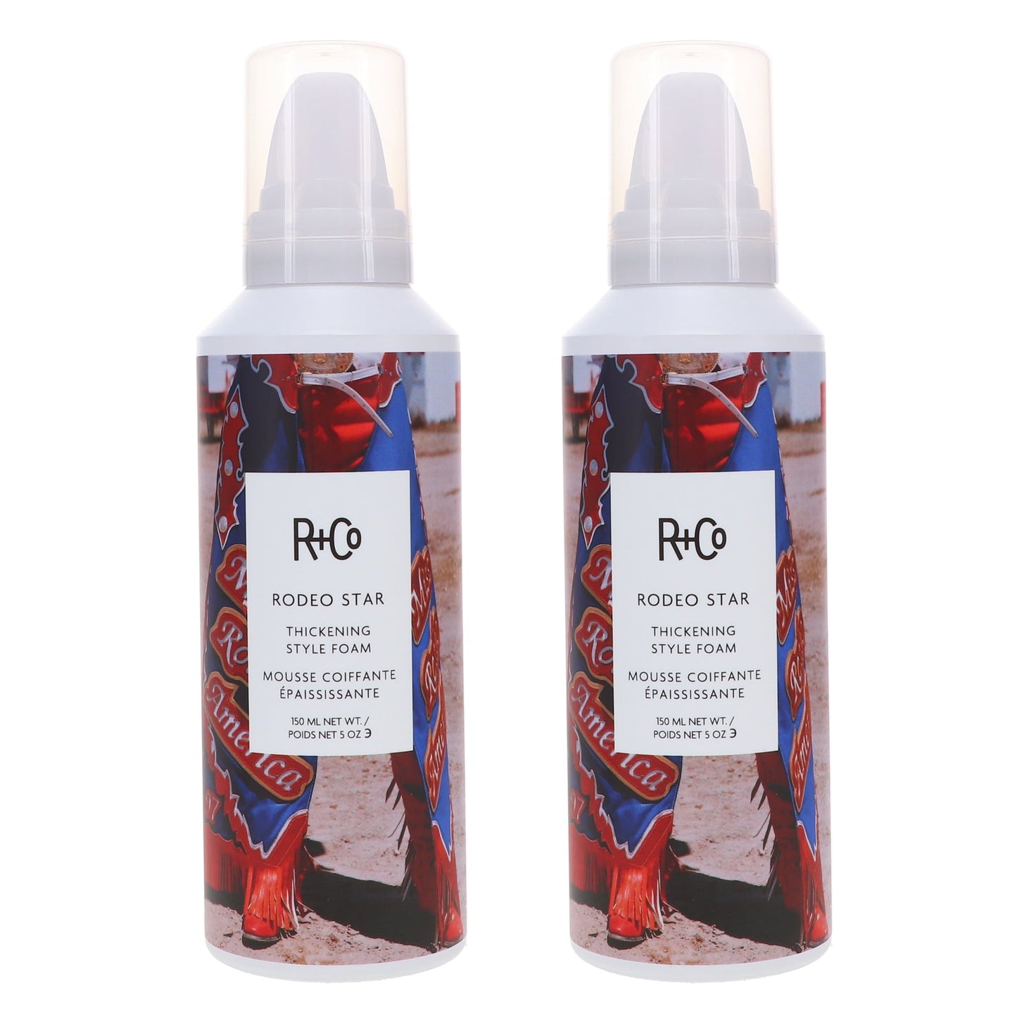 R+Co Rodeo Star Thickening Style Foam - 5.0 oz (2 Pack)
