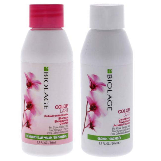 Matrix Biolage Color Last Orchid Shampoo and Conditioner Set - 1.7 oz each