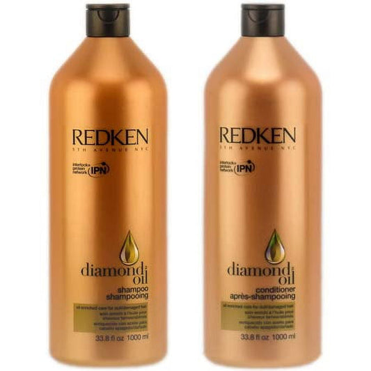 Redken Diamond Oil Shampoo and Conditioner Set - 33.8 oz