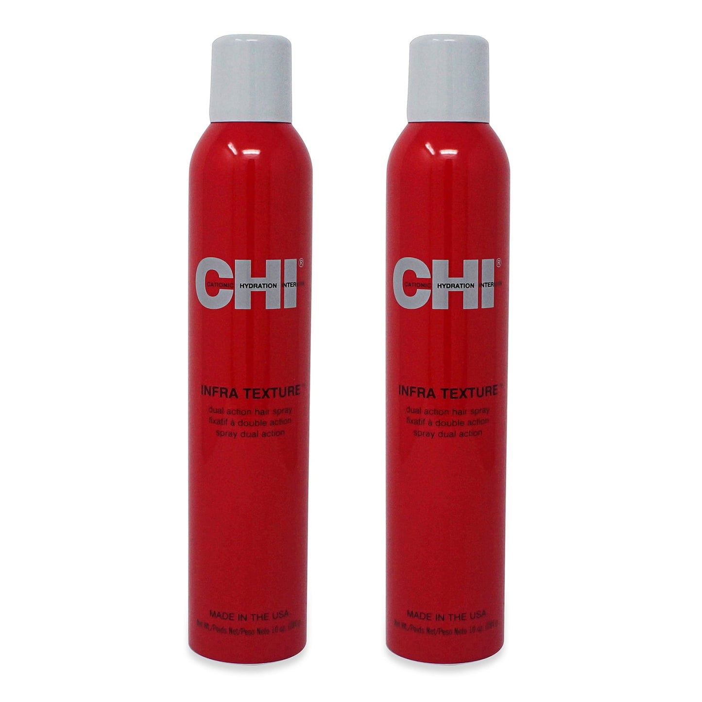 CHI Infra Texture Dual Action Hair Spray - 10.0 oz (2 pack)