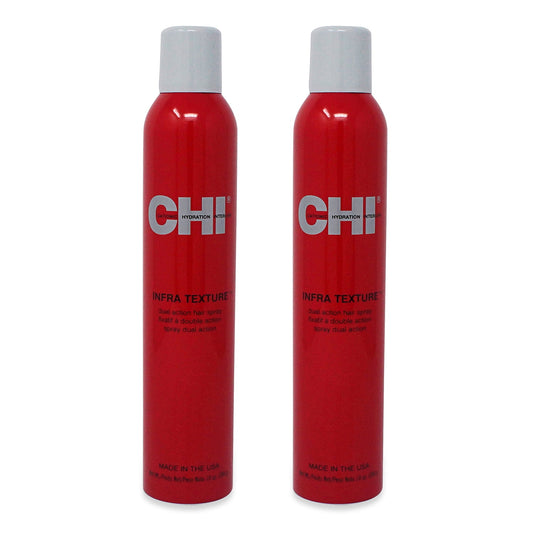 CHI Infra Texture Dual Action Hair Spray - 10.0 oz (2 pack)