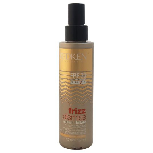 Redken Frizz Dismiss Fpf 30 Instant Deflate Leave-In-Smoothing Oil Serum, 4.2 Oz
