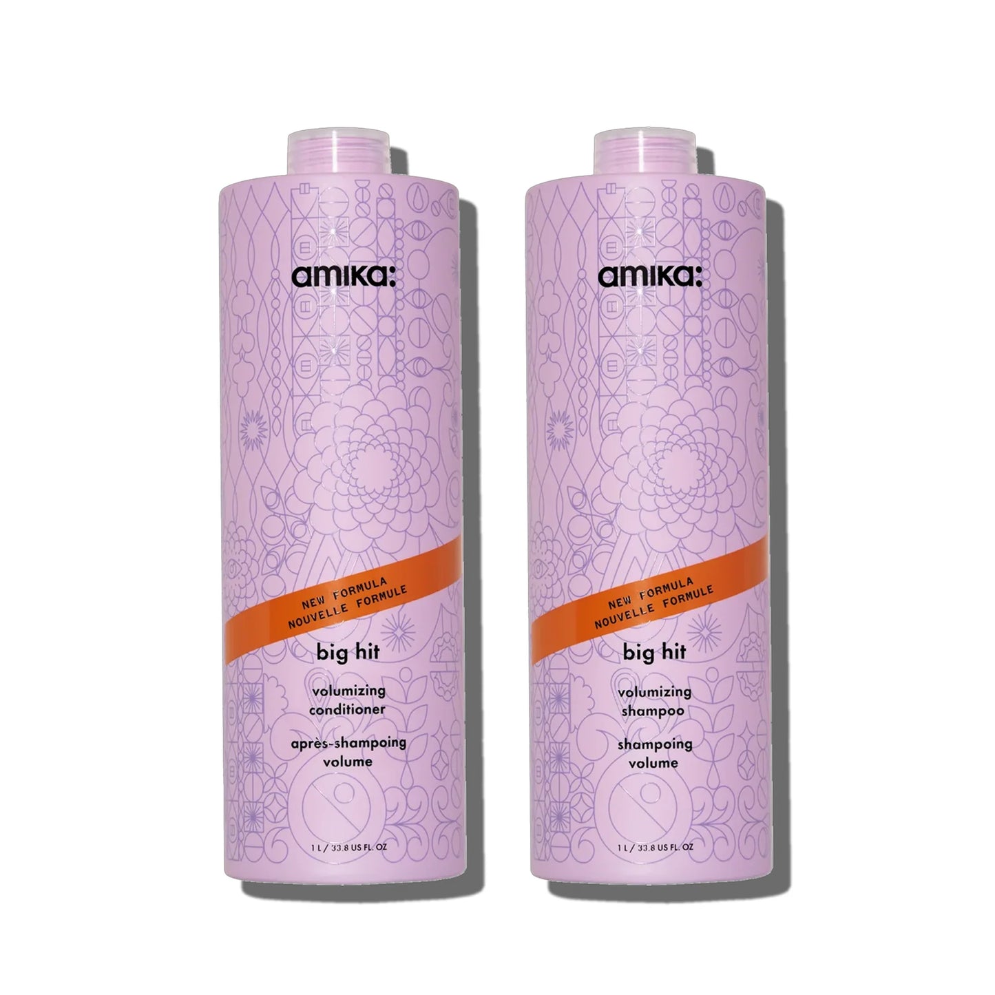 Amika Big Hit Volumizing Shampoo and Conditioner Set - 33.8 oz each