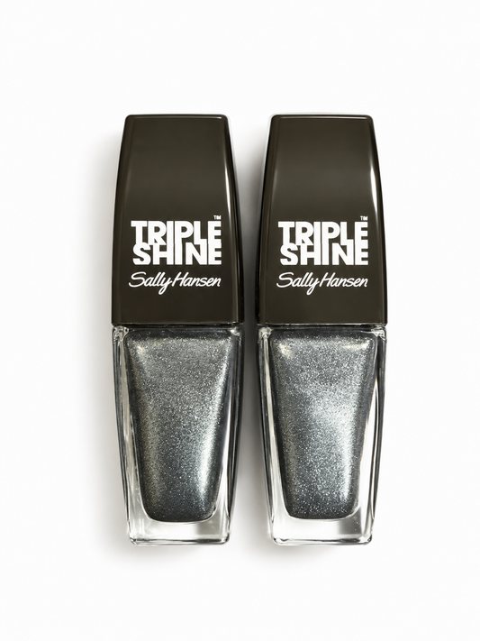 Sally Hansen Triple Shine 190 Slick Black .33 FL. OZ. - 2 Pack