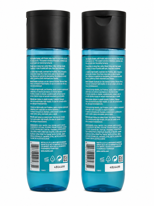 Matrix Total Results High Amplify Shampoo 10.1oz - Pack of 2