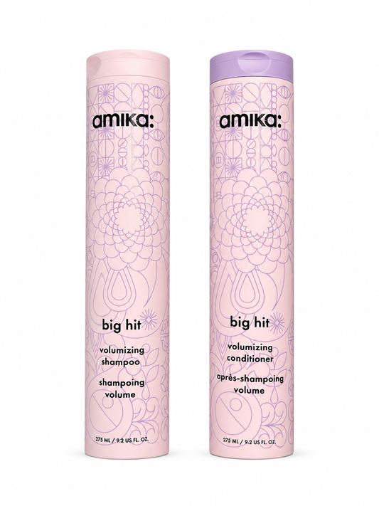 Amika Big Hit Volumizing Shampoo 9.2 oz & Conditioner 9.2 oz Combo Pack