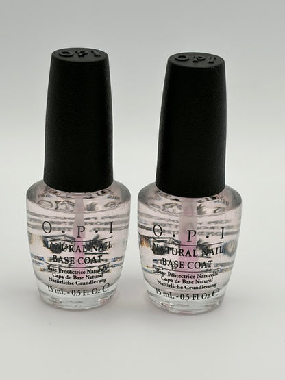 OPI Natural Nail Base Coat NT T10 .5 FL. OZ. - 2 Pack