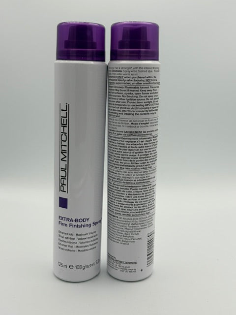 Paul Mitchell Extra Body Firm Finishing Spray 3.8oz - 2 Pack