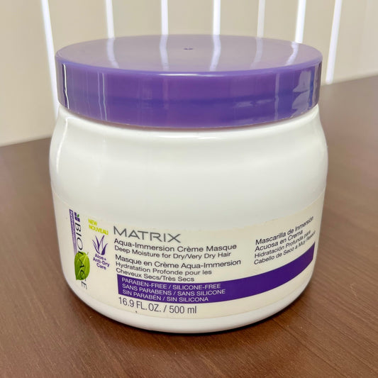 Matrix Biolage Hydratherapie Aqua-Immersion Creme Hair Masque - 16.9 oz
