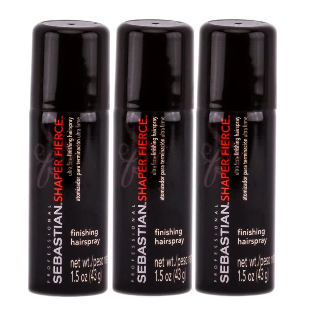 Sebastian Shaper Fierce Ultra Firm Finishing Hairspray - 1.5 oz (3 pack)