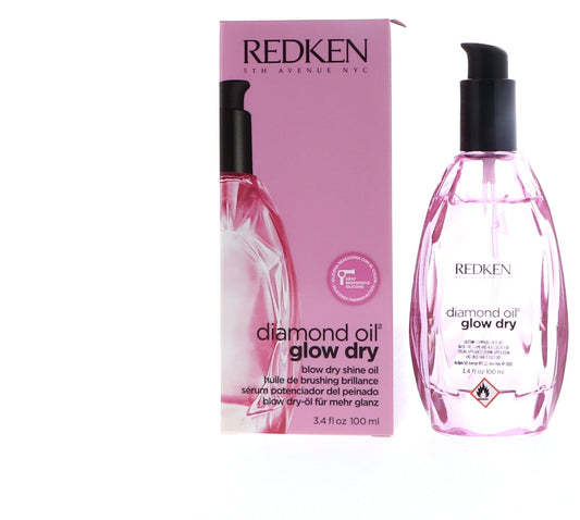 Redken Diamond Oil Glow Dry Blow Dry Shine Oil - 3.4 oz