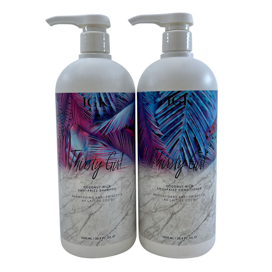 IGK Thirsty Girl Coconut Milk Anti Frizz Shampoo & Conditioner Set - 33.8 oz each