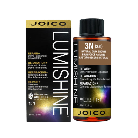 Joico Lumishine Demi Permanent Liquid Hair Color - 2.0 oz - 3N Natural Dark Brown