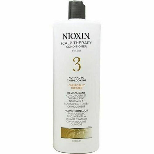 Nioxin System 3 Scalp Therapy Hair Thickening Conditioner, 33.8 oz