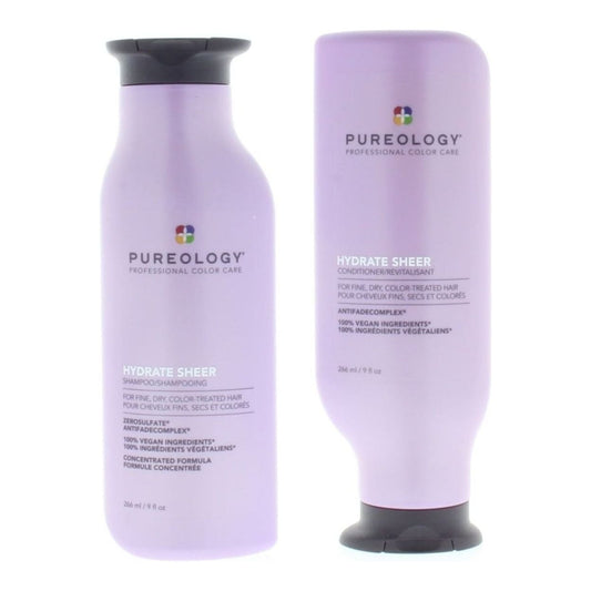 Pureology Hydrate Sheer Shampoo and Conditioner - 9.0 oz each