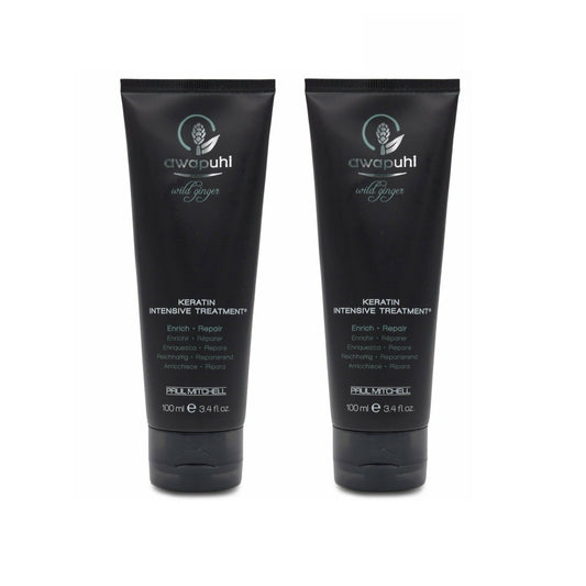 Paul Mitchell Awapuhi Wild Ginger Keratin Intensive Treatment, 3.4 oz(Pack of 2)