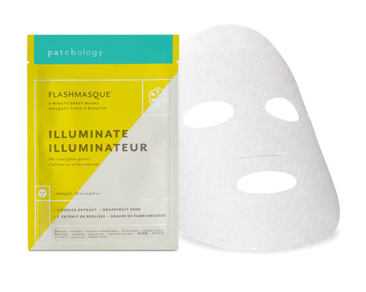 Patchology FlashMasque Illuminate 5 Minute Sheet Face Mask - 0.95  oz