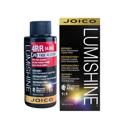 Joico Lumishine Demi Permanent Liquid Hair Color - 2.0 oz - 4RR Red Red Med Brown
