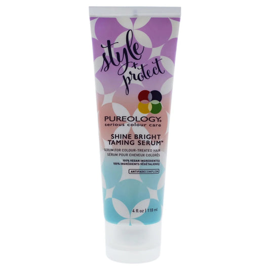 Pureology Style & Protect Shine Bright Taming Serum 4oz