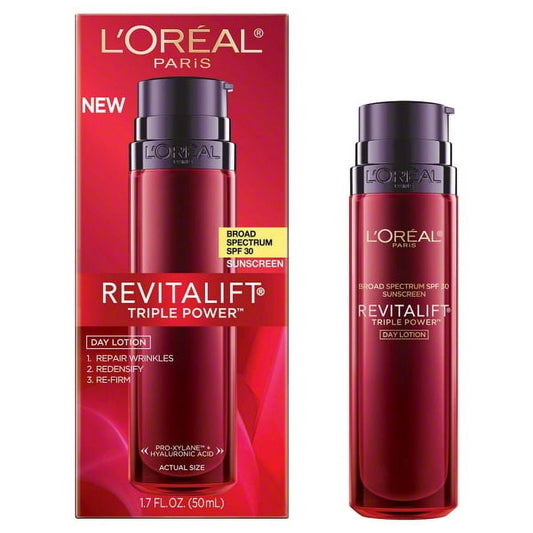 L'Oreal Paris Revitalift Triple Power Lotion SPF 30 - 1.7 oz