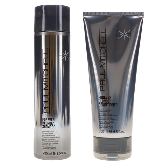 Paul Mitchell Forever Blonde Shampoo (8.5 Oz) & Conditioner (6.8 Oz) Combo Pack