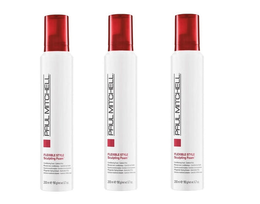 Paul Mitchell Flexible Style Sculpting Foam - 6.7 oz (Pack of 3)
