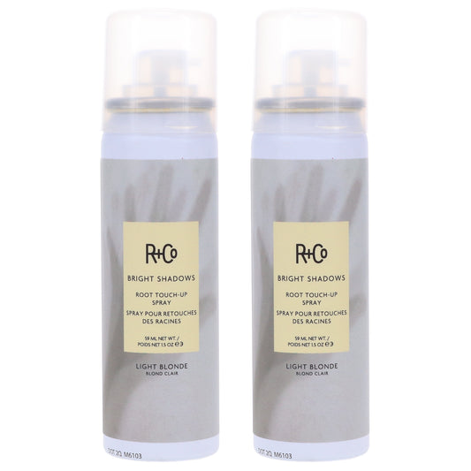 R+Co Bright Shadows Root Touch Up Spray - 1.5 oz - Light Blonde (2 pack)